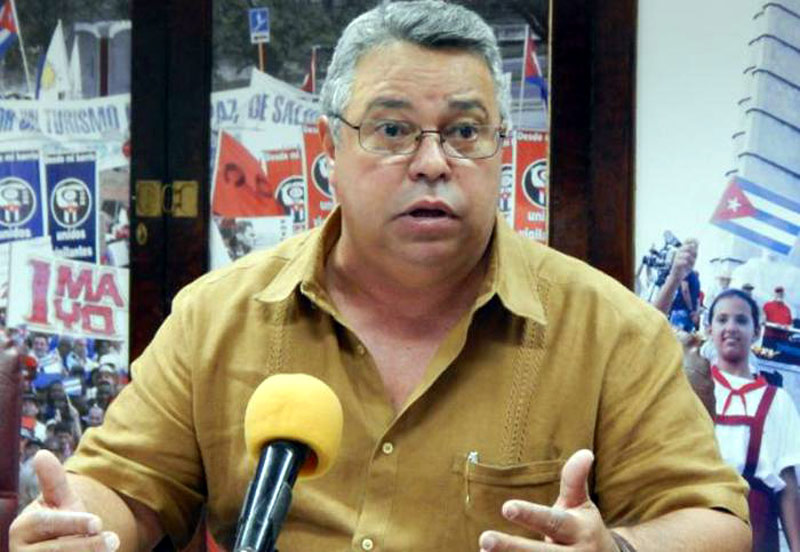 Ulises Guilarte, Secretario General de la CTC. Foto: granma.cu CTC congreso hg