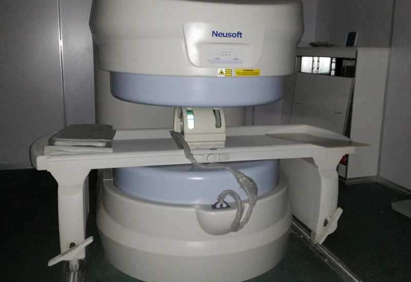 Foto: de la autora Hosp clínico resonancia magnética