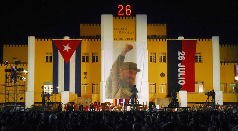 Photo: Cubadebate Acto del 26 en Santiago de