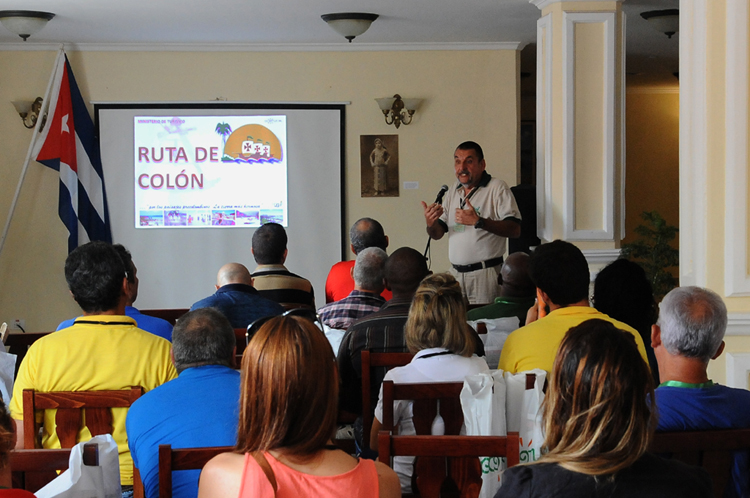 Una de las novedades de Biotur 2018 fue la presentación de la Ruta la Terrestre de Colón. Fotos: Carlos Rafael Presentacion de la Ruta de Colon