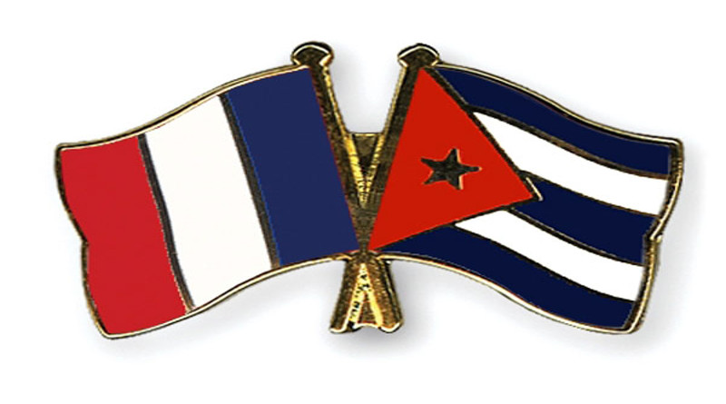 bandera de cuba y francia