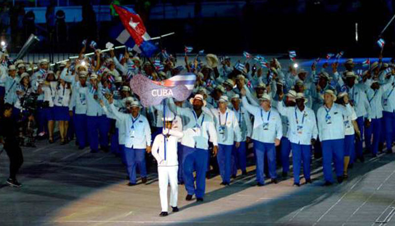 Delegación cubana en Barranquilla. Fotos: Archivo Ahora! y Granma Fotos: Archivo Ahora! y Granma
