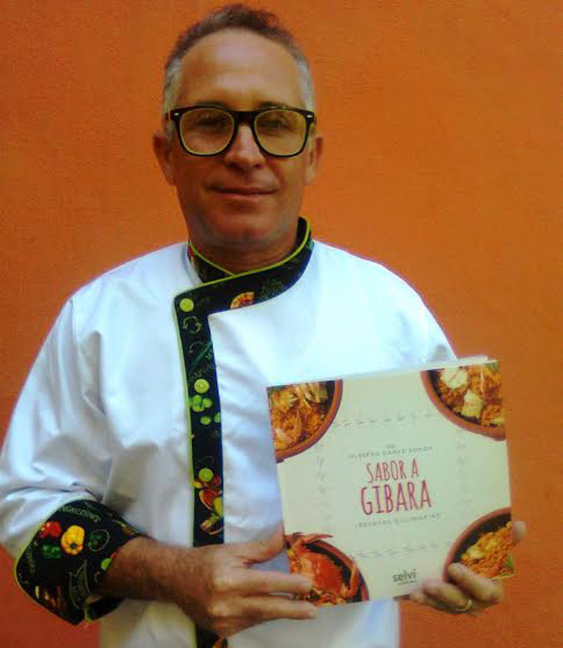 Albertto Gámez, Chef internacional,autor del libro "Saborear Gibara" sabor gibara 1
