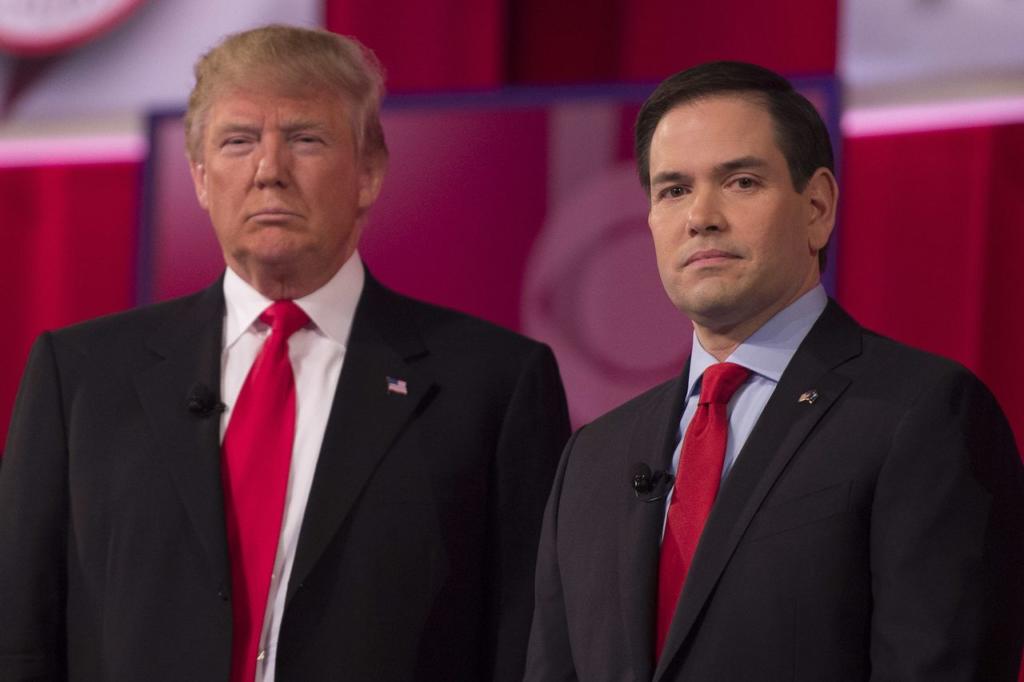 donald trump y el senador marco rubio