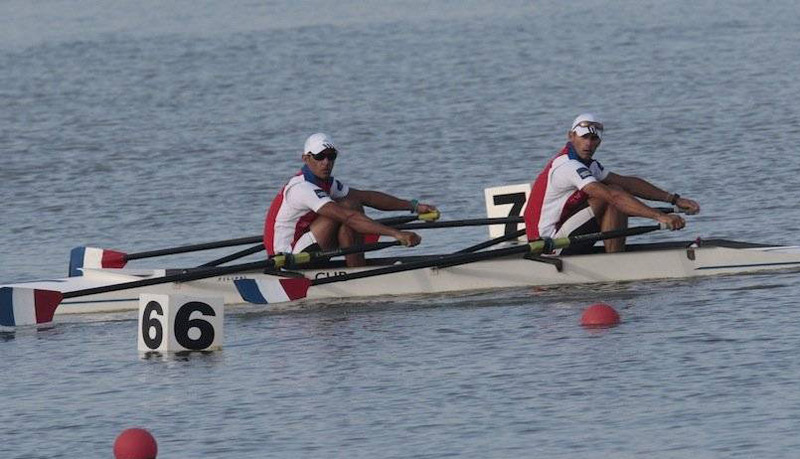 Eider Batista y Yunior Pérez, medalla de plata en par de remos cortos categoría ligero- XVI Juegos Panamericanos-2011 / Foto:Cubadebate remo eider batista