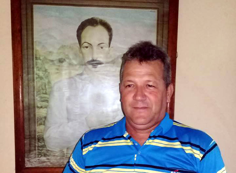 José Antonio Reyes Matos, coordinador del Proyecto Sociocultural Voluntad. Fotos: De la autora Fotos: De la autora