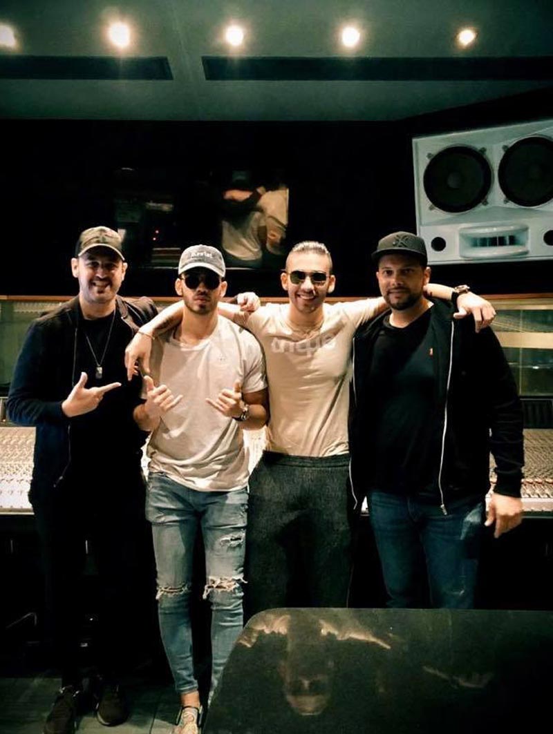Andy Clay junto a Manuel Turizo. Andy D CON MANUEL TURIZO