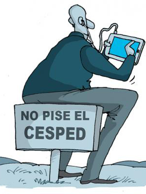 no pise el cespedok