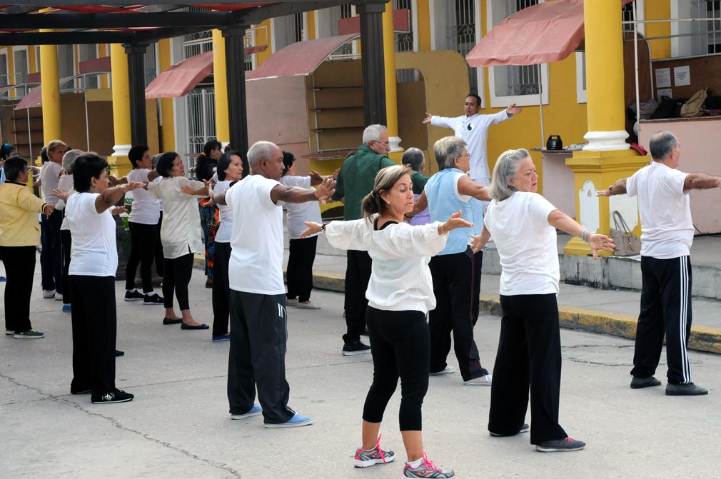 Tai chi en Holguín