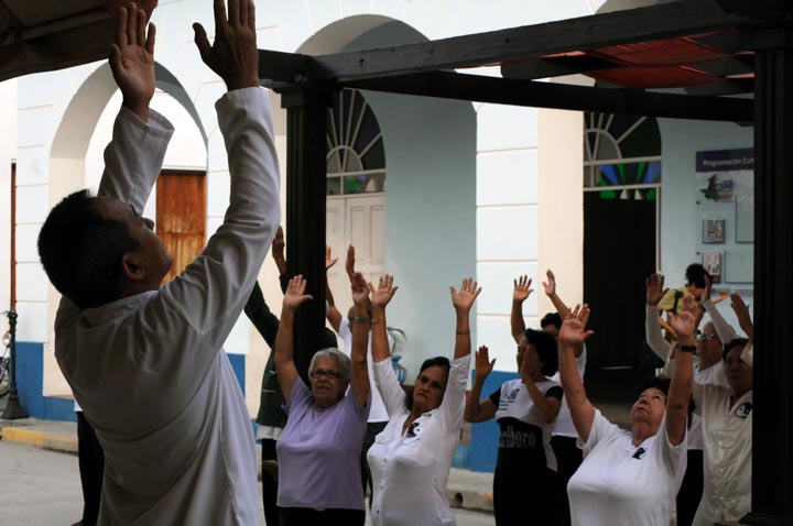 Tai chi en Holguín