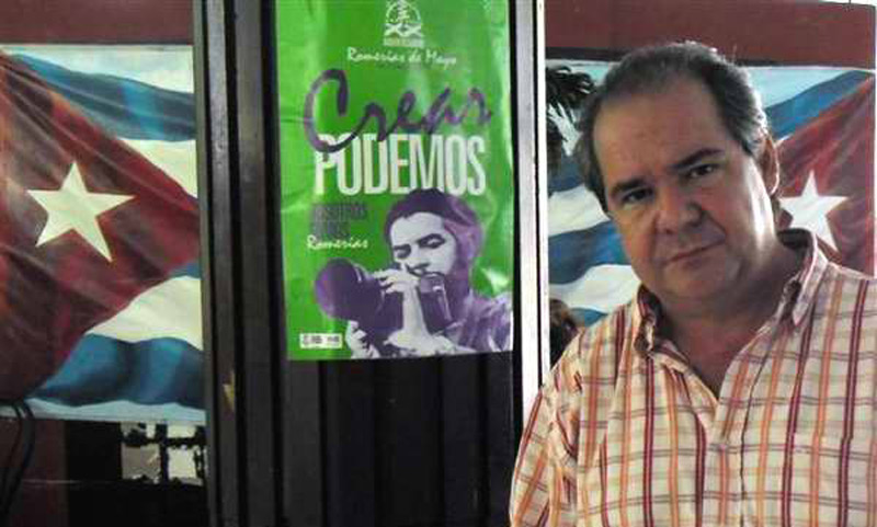 Alexis Triana, fundador de las Romerías de Mayo. Fotos: Vladimir Molina Fotos: Vladimir Molina