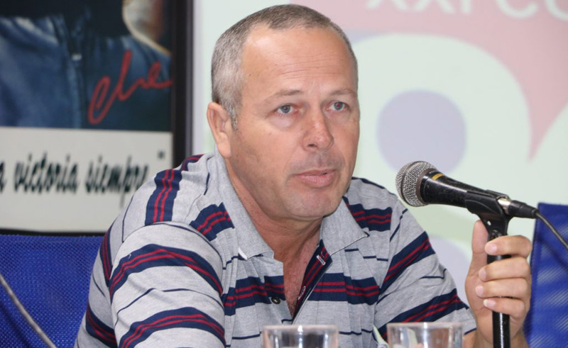 José Cabrera Cabrera, Secretario General del Sindicato Nacional de los Trabajadores de Energía y Minas Asamblea de Balance moa 2