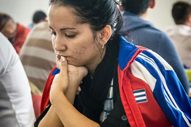 Yerisbel Miranda, actual monarca nacional Camp Nac Ajedz Fem Yerisbel