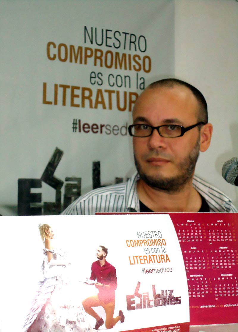 Luis Yussef, director de La Luz / Foto de la autora Campaña Edic La Luz Yussef