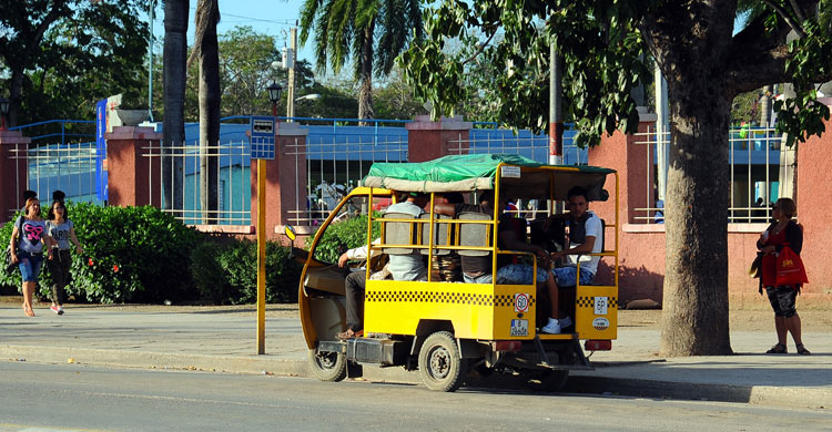 Al cierre de diciembre último, más de 330 mil pasajeros fueron transportados en motos triciclos. Foto: Carlos Rafael Foto: Carlos Rafael