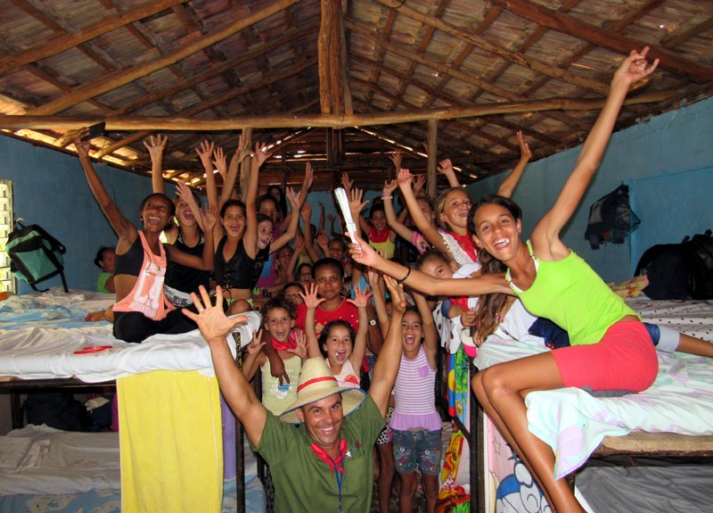 El espíritu de grupo es imprescindible para fomentar la unidad y camaradería entre los niños Sangerman Camp 03