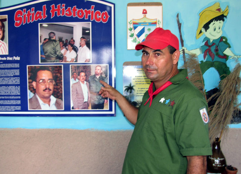 El campamento lleva el nombre del destacado dirigente pioneril ya fallecido cuyo nombre se honra en cada actividad que se realiza Sangerman Camp 05