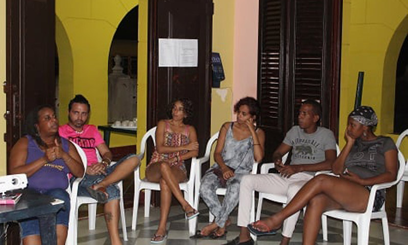 Parte de los integrantes de la Articulacion Juvenil participando en curso nacional de capacitación. Foto: Tomada del perfil de Facbook de Yoamaris Neptuno Articulacion juvenil 2