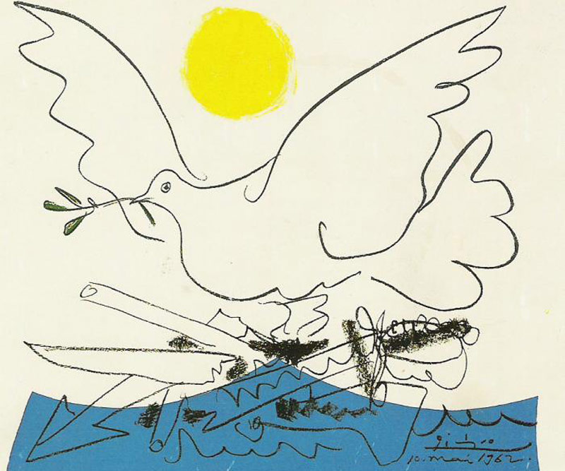 Work: Paloma de la paz futura, by Pablo Picasso SolidaridadVenezuela