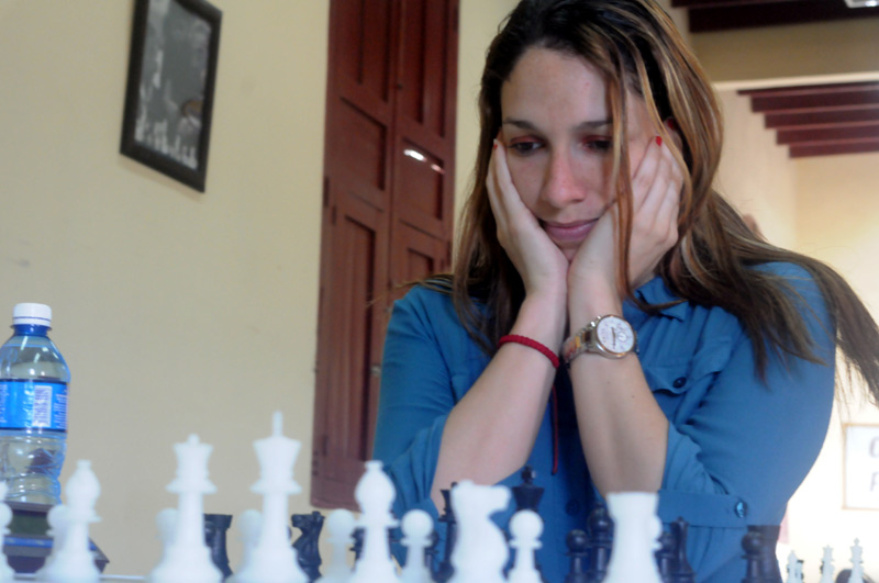 La MI holguinera Lisandra Llaudy es la actual monarca cubana ajedrez hg ronda 9 1