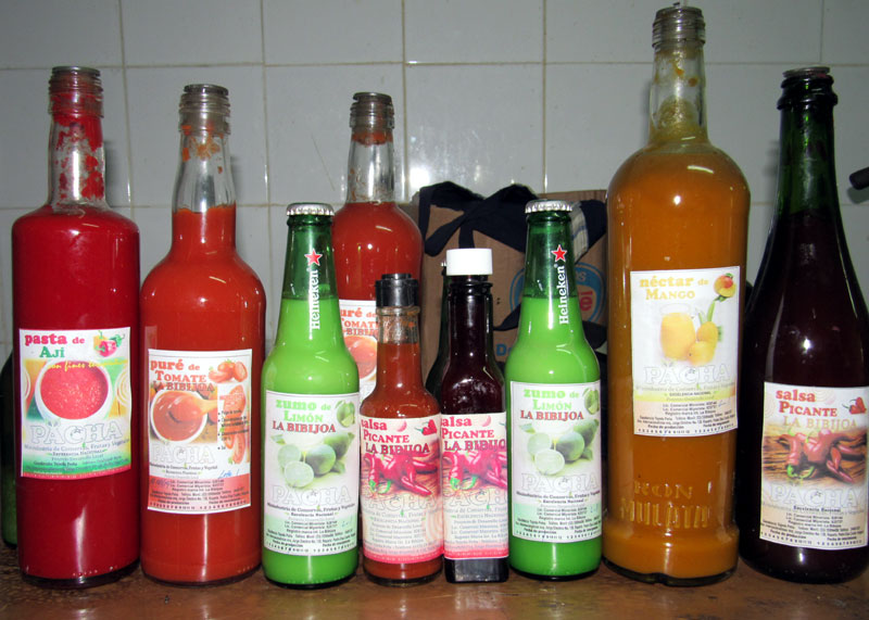 Una gran variedad de productos se elaboran en la minindustria de Gaudencio Tejeda pachanga 3