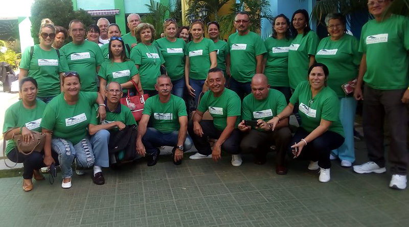 Delegación holguinera a Pedagogía 2019 Foto: Delvert Almaguer pedagogía hg