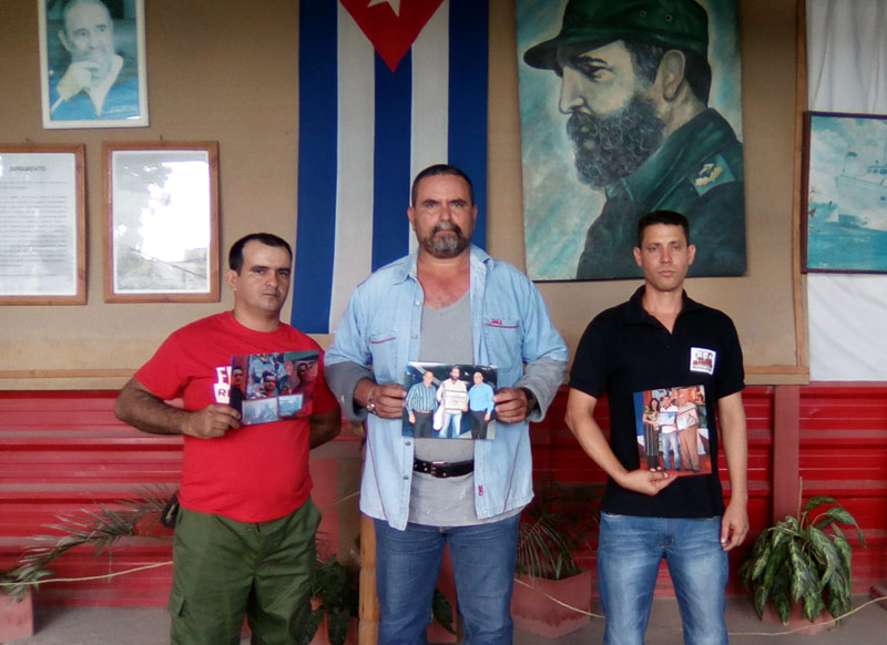 Alejandro Pérez, Eduardo Felipe y Yoandri Velázquez, personalidades Destacadas de la Provincia 2016, 2017 y 2018 respectivamente. sarcofagos destacados