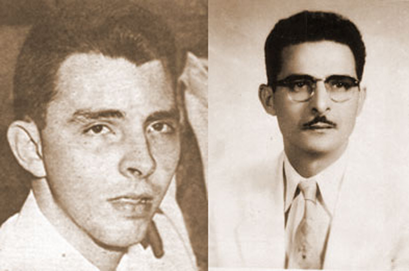Frank País García y Raúl Pujol Arencibia, encendieron con su sacrificio, la llama de la independencia. Foto: Cubahora Holguín Día Mártires1