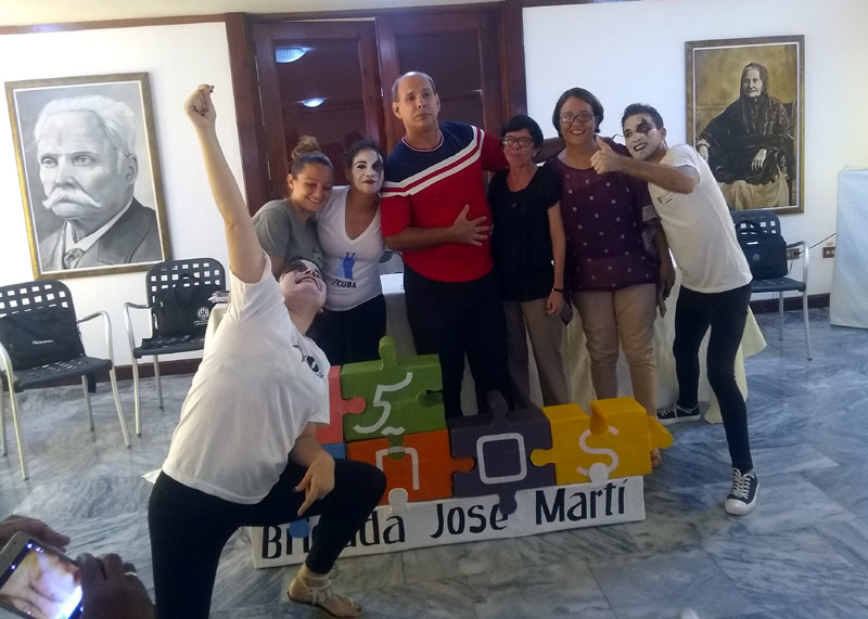 Los integrantes de la Brigada protagonizarán una acampada en la localidad de Birán por su aniversario 15 y en homenaje a Fidel. Foto: de la autora brigada jose marti 2