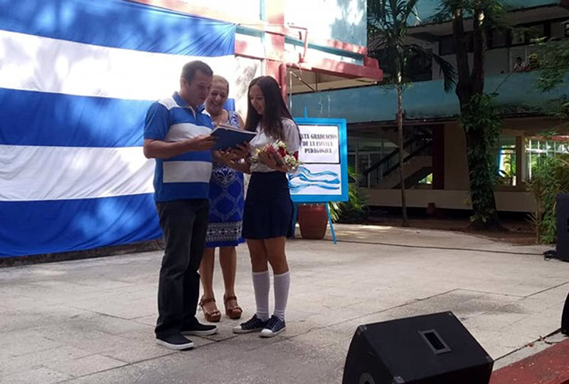 La Escuela Pedagógica de Holguín arribó a su sexta graduación, ocasión en la que egresaron 230 docentes de cuatro especialidades. Foto: Tomada de perfil de Facebook de la escuela pedagógica José Martí pedagogica hg 1
