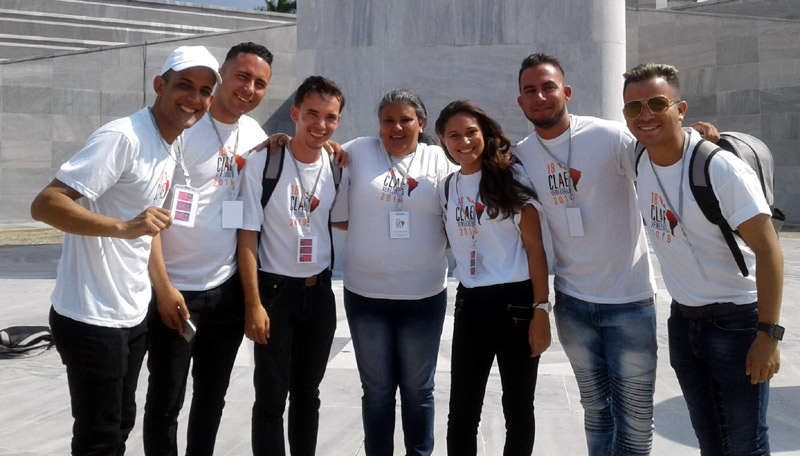 Delegación holguinera al 18vo CLAE. FOTO 2