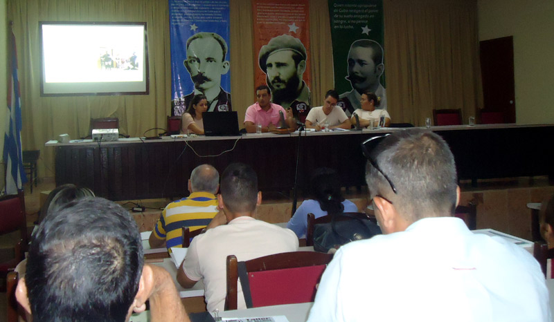 Los sitios digitales son, en estos días, la principal plataforma de los medios de prensa cubanos. Foto de la autora Taller gestion medios