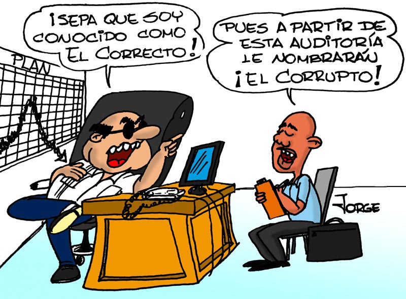 caricatura El Correcto