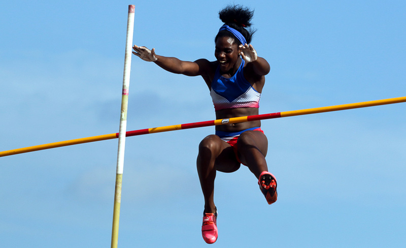 Rosaidi Robles ya muestra avance significativos en su rendimiento deportivo. daineris robles 1