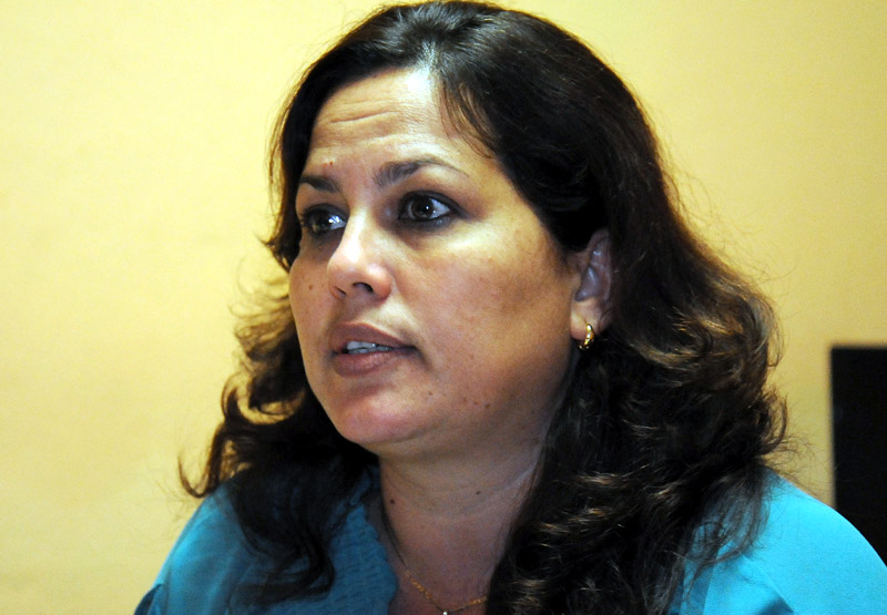 Yaliet Peña, presidenta de la UNJC en Holguín. Fotos: Carlos Rafael Fotos: Carlos Rafael