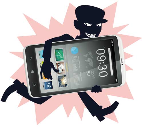 ladron de celulares