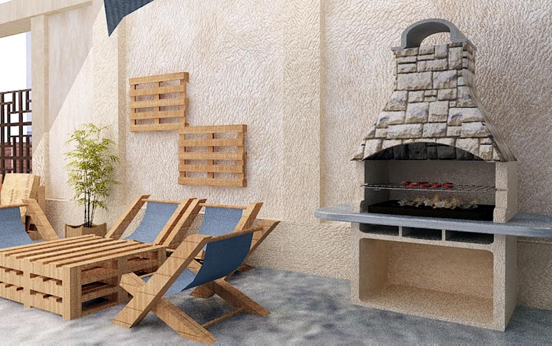 Grill area. ruinas gibara 3