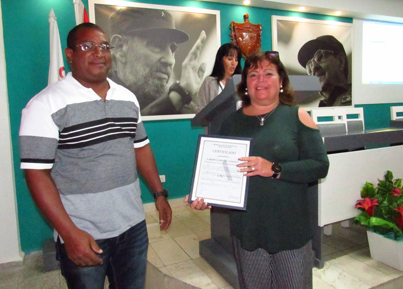 Reconocen trabajo de Cupet en su Sistema Integrado de Gestión. Foto: Alexis del Toro Foto: Alexis del Toro