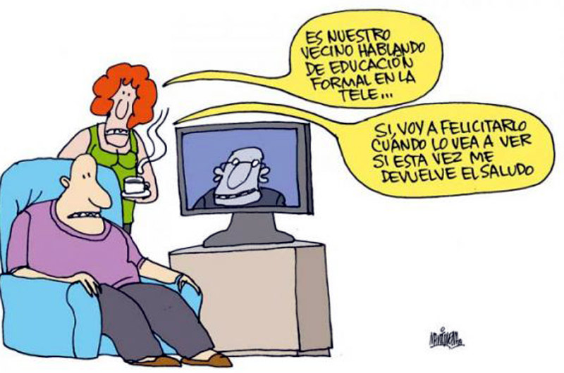 caricatura com indolencia