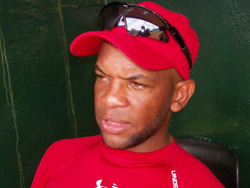 “Pin pon” Domínguez es el líder del equipo. / Foto del autor dominguez entrevista