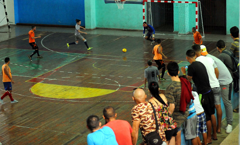 Los holguineros se clasificaron automáticamente al ubicarse quintos en la edición de 2018. Foto: Carlos Rafael futsal hg 1