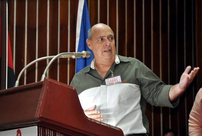 Fidel Troya, presidente de la Upec en Holguín. Foto: Elder Leyva upec hg 1