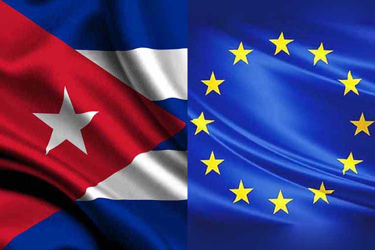 Cuba UE banderas