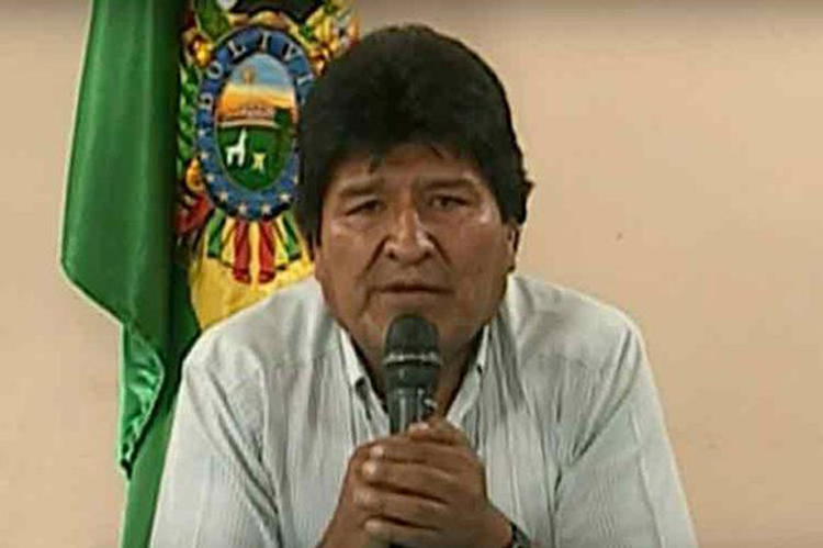 evo renuncia