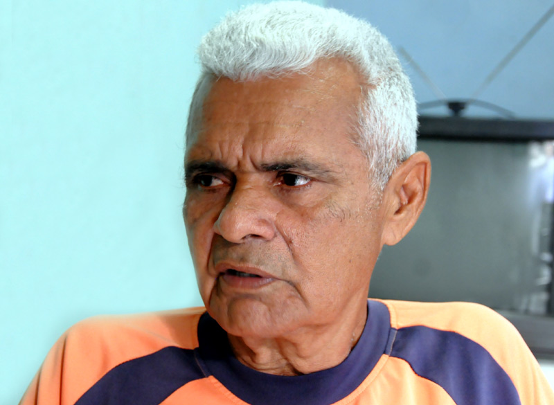 Alberto Oduardo, consagrado entrenador de lucha libre holguinera durante 45 años. Foto: Elder Leyva Alberto Oduardo Lucha libre