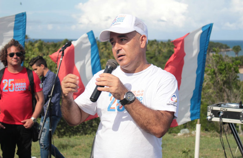 Lanzamiento de la convocatoria a la edición 26 de la Fiesta de la Cultura Iberoamericana en Cayo Bariay. Fiesta cult Iberom cierre 5