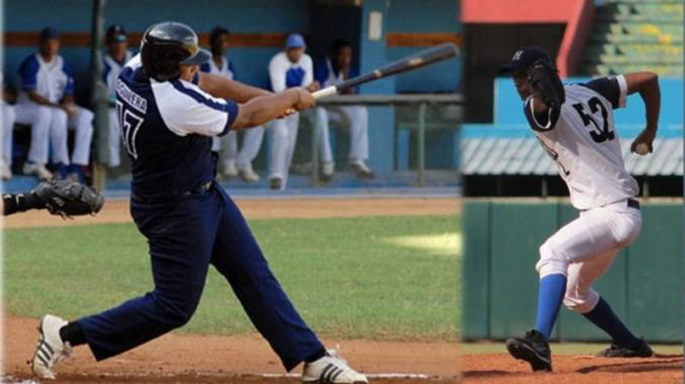 Holguín perdió el compromiso particular con Mayabeque, al caer en el tercer partido 3-2, hoy en el estadio Nelson Fernández. Foto: Rey Cruz y Juan Moreno beisbolM