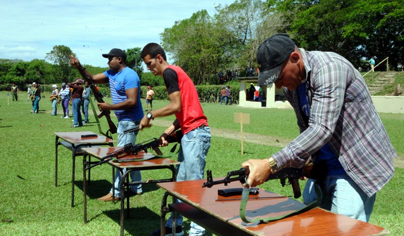 En Sagua de Tánamo transcurrió el Día Territorial de la defensa. Fotos: Elder Leyva Fotos: Elder Leyva