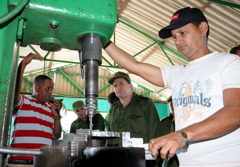 Varios oficios mantuvieron su vitalidad durante el ejercicio. defensa sagua 6