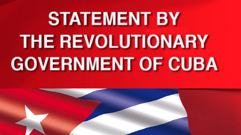 statement cuba goverrment